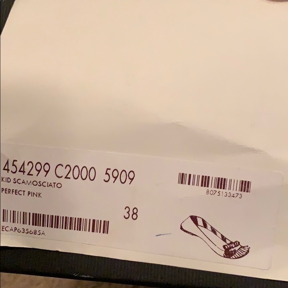 Blush pink AUTHENTIC Gucci Loafers with pearls - Picture 4 of 6